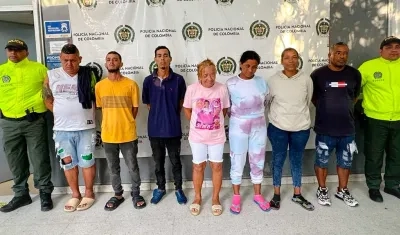 Capturados en operativos de allanamiento en los barrios La Sierrita y Santo Domingo.