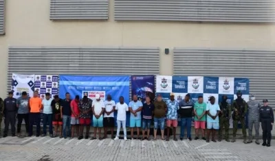 Capturados por tráfico de migrantes.