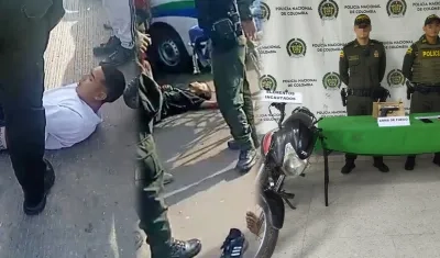 El accidente pasó en la carrera 26 con calle 30.