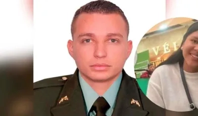 Carlos Eduardo Celine Padilla, señalado, y la víctima, Paula Andrea Celis Guzmán