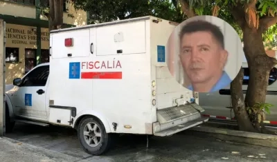 El cuerpo de Carlos Emilio Batista fue llevado a Medicina Legal. 