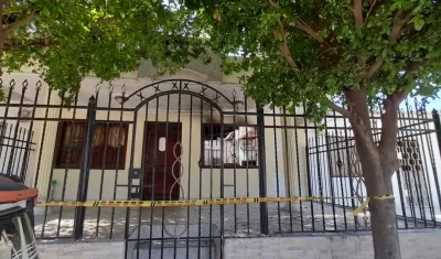 Casa donde ocurrió la tragedia.