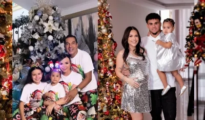 El cantante Checo Acosta y el jugador guajiro Luis Díaz