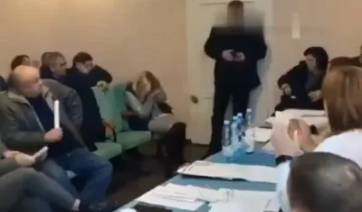 Imagen del ataque del concejal.