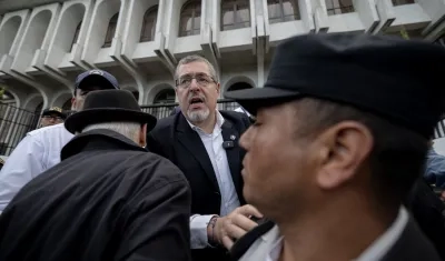 El presidente electo, Bernardo Arévalo de León.