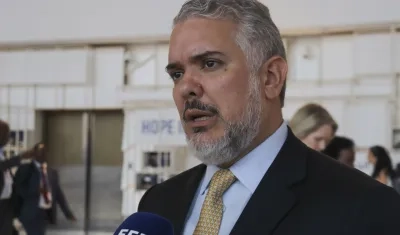 El expresidente Iván Duque.