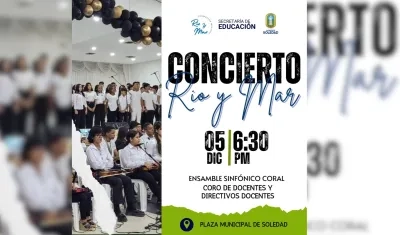 Ensamble Sinfónico Coral 'Río y Mar'.