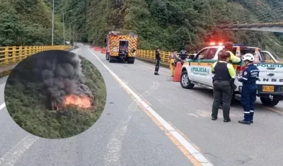 Explosión en túnel en la vía Bogotá - Villavicencio. 