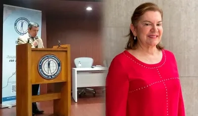 Su exesposo Álvaro Maestre Rocha y Nora Luz Carmona Giraldo, asesinada