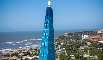 Imagen del Faro de Puerto Colombia.