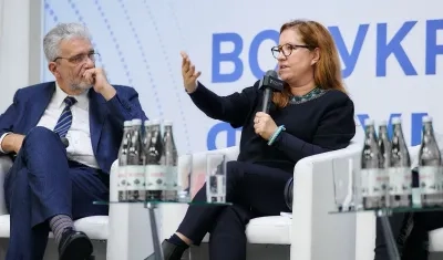 La relatora de la ONU para los desplazados internos, Paula Gaviria.