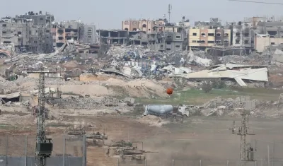 Imagen de la destrucción en Gaza.