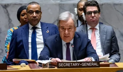 El secretario general de la ONU, António Guterres.