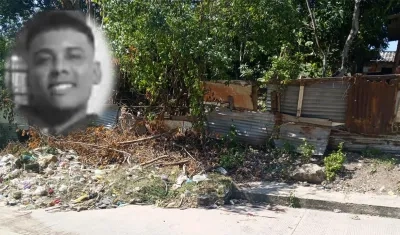 Sebastián David Flórez Arroyo fue asesinado en este sector de El Bosque. 