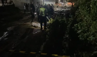 Lugar donde se presentó el homicidio en el barrio El Rubí. 