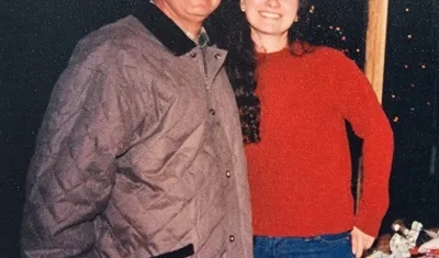 Ignacio Valencia y su hija Paloma.