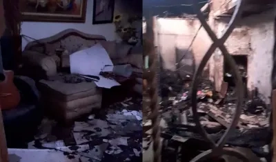 Incendio en Soledad. 