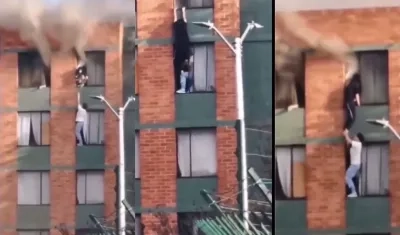 Incendio en Bogotá.