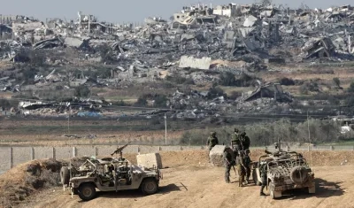 Tropas de Israel en Gaza.