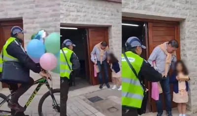 Juez dando la noticia.