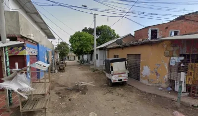 Lugar de los hechos en el mercado de Soledad. 