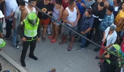 Lugar del ataque sicarial en La Pradera