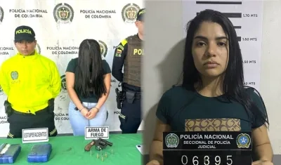 Capturada presunta compañera sentimental del comandante de la Policía Atlántico.