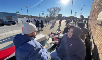 Migrantes en Chicago. 
