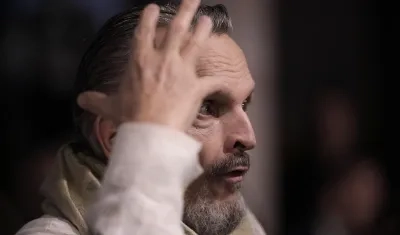 Miguel Bosé, cantante y compositor español.