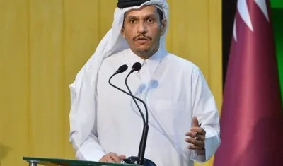 Ministro de Exteriores catarí, Mohamed bin Abderrahman. 