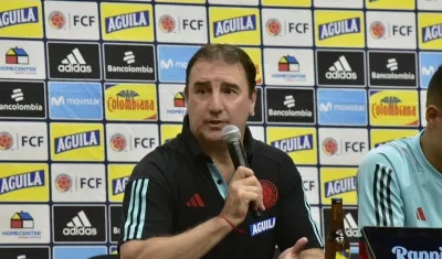 Néstor Lorenzo, director técnico de la selección Colombia de mayores. 