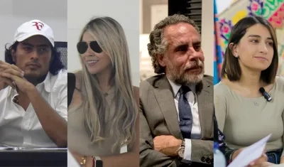 Nicolás Petro, Daysuris Vásquez, Armando Benedetti y Laura Sarabia.