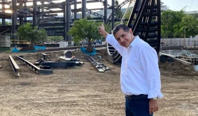 El Alcalde de Cali, Jorge Iván Ospina.