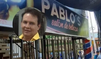 Pablo Heli Luna Navarro fue asesinado al interior de su peluquería. 
