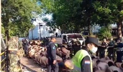  2.842 reclusos hacían parte de la cárcel más grande de Paraguay.