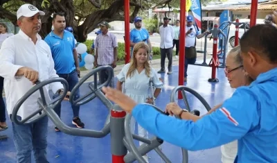 La Gobernadora Elsa Noguera.