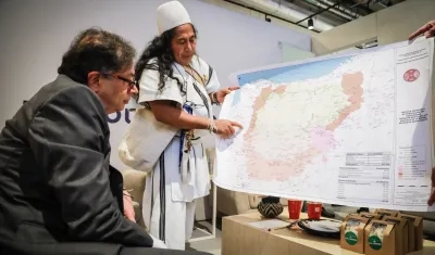 Gustavo Petro y Danilo Villafañe. 