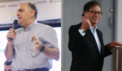 Carlos Pinedo y Gustavo Petro.