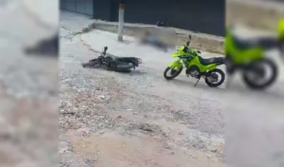 Uno de los presuntos delincuentes neutralizados.