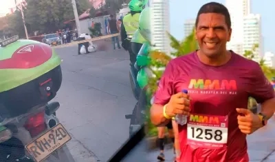 Lugar de los hechos y Reinaldo Antonio Rojas Garcés, el asesinado.