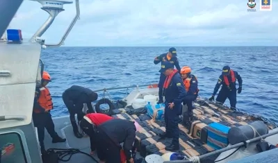 Semisumergible con cocaína.