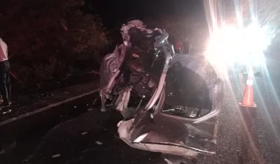 Uno de los accidentes involucrados en el accidente en La Guajira