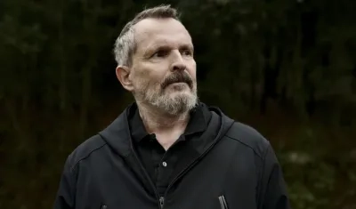 Miguel Bosé, cantante español. 