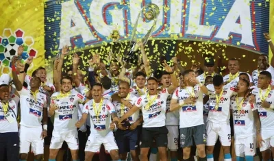 Junior campeón del segundo semestre de 2018 tras ganarle la final al Medellín.
