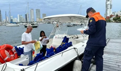 La Dimar vigila las vías marítimas de Cartagena
