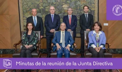Junta del Banco de la República con el ministro de Hacienda, Ricardo Bonilla