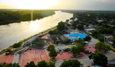 Panorámica de Santa Lucía, sur del Atlántico