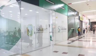 Oficina del Tránsito en Soledad.