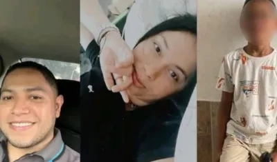 Geovanny Castro, Melissa Celis Aguilar e Isaac Castro, fallecidos