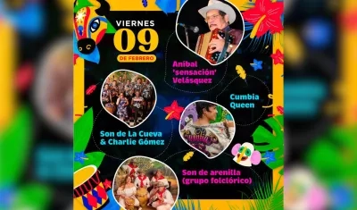  'La Calle de la Cueva’ fiesta en Carnaval.